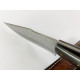Ръчно направен ловен нож от дамаска стомана с VG 10 сърцевина дръжка от елонов рог,фул танг конструкция
