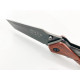 Сгъваем джобен нож с иноксово покритие и дървени чирени Buck X59