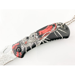 Сгъваем джобен нож с рисунка на червен дракон Buck X82