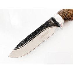 Руски ловен нож подходящ за дране Kandar steel 65x13