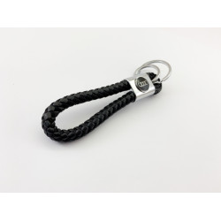 Кожен ключодържател черен цвят Ауди / Audi