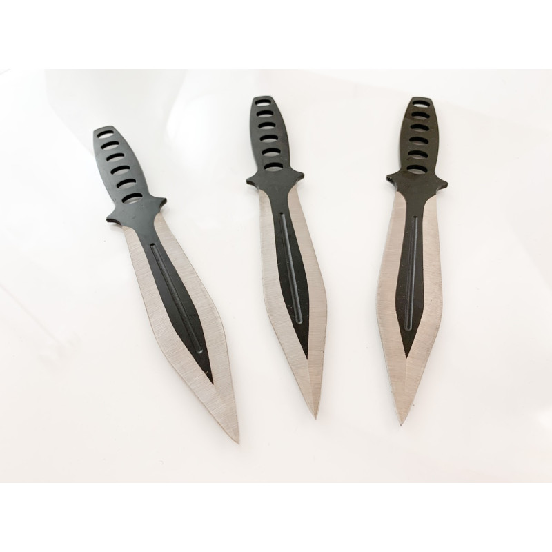 Масивни удобни с перфектен дизайн и форма ками / ножове за хвърляне комплект от 3 броя
