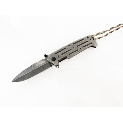 Сгъваем полуавтоматичен джобен нож с иноксово покритие имитиращ скала Gerber Сгъваем полуавтоматичен джобен нож с иноксово покритие имитиращ скала Gerber