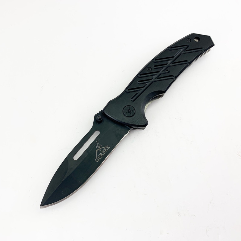Сгъваем джобен нож с черно покритие Gerber