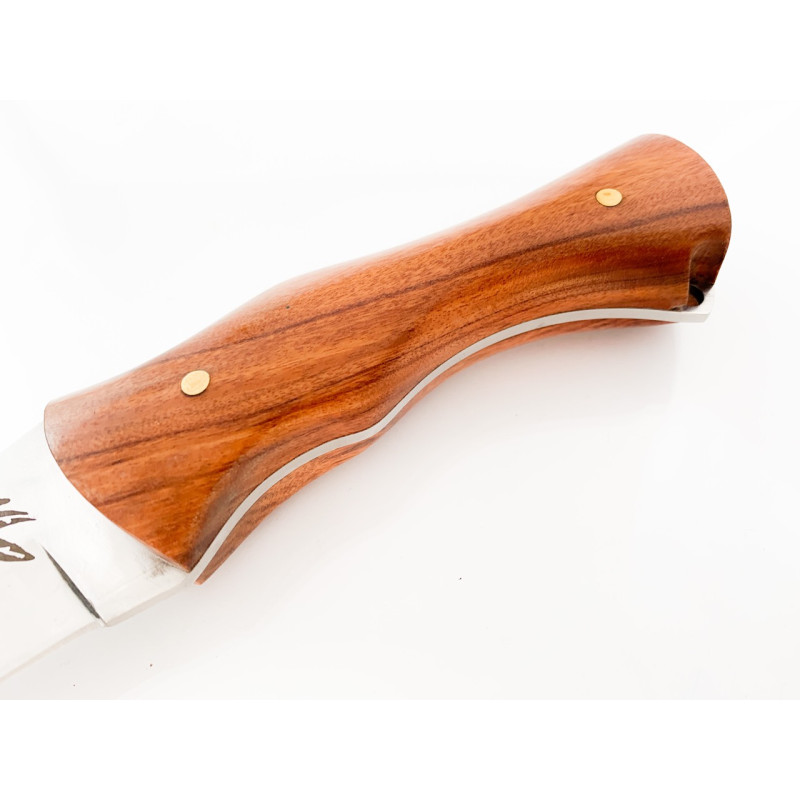 Ловен нож неръждаема стомана и дървена дръжка-Орел