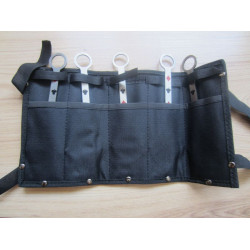 Комплект от ПЕТ   ножа / ками за хвърляне  с брезентов черен калъф