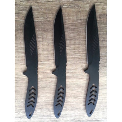 Комплект ками / ножове за хвърляне от масивна стомана добре балансирани