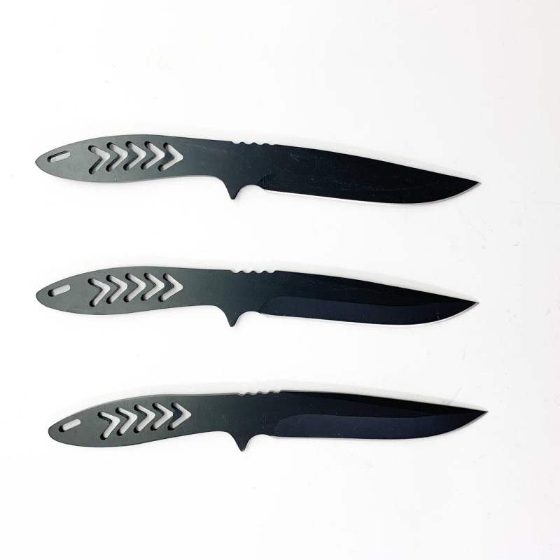 Комплект ками / ножове за хвърляне от масивна стомана добре балансирани
