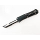 Microtech Black OTF- сгъваем автоматичен нож танто с 1/2 назъбено острие