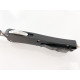 Microtech Black OTF- сгъваем автоматичен нож танто с 1/2 назъбено острие