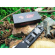 Microtech Black OTF- сгъваем автоматичен нож с черно гладко острие