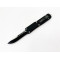 Microtech Black OTF- сгъваем автоматичен нож с черно гладко острие