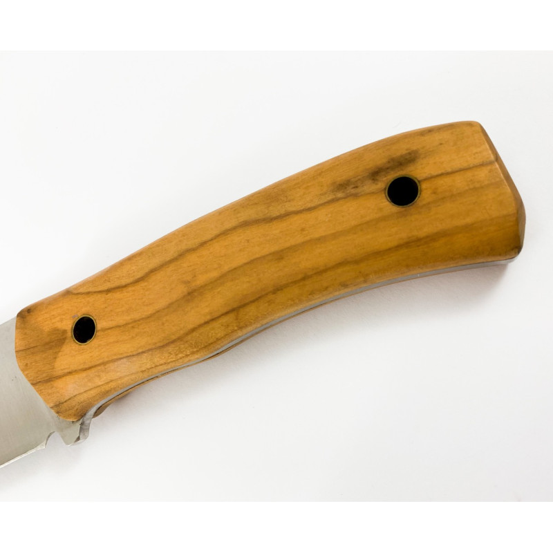  Ловен нож ръчно изработен с месингови нитове и дръжка от черница