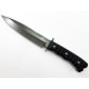 Ловен нож от масивна стомана DC53 Black Phoenix