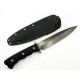 Ловен нож от масивна стомана DC53 Black Phoenix