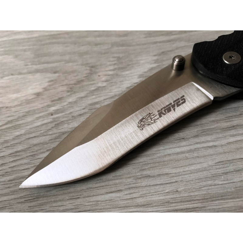  Сгъваем джобен нож Knives със шип за чупене на стъкло и калъф