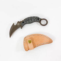 Карамбит karambit deresrona с кожена кания
