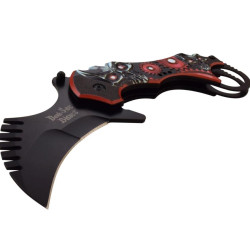 Сгъваем автоматичен нож карамбит dark side blades Сгъваем автоматичен нож карамбит dark side blades
