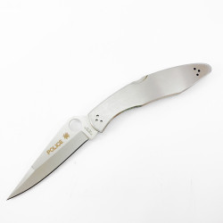 Spyderco Police 3 C07S сгъваем изцяло метален здрав нож гладко острие