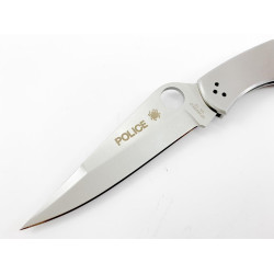 Spyderco Police 3 C07S сгъваем изцяло метален здрав нож гладко острие