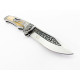 Сгъваем джобен нож с чирени от бял кориан Columbia B3154