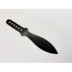 Масивна тежка черна кама/пластина/кунай/ нож за хвърляне/мятане