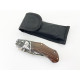 Сгъваем руски джобен нож с гравиран Орел / Беркут с калъф за колан