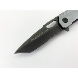 Сгъваем автоматичен нож Sog flash tanto частично серетирано острие