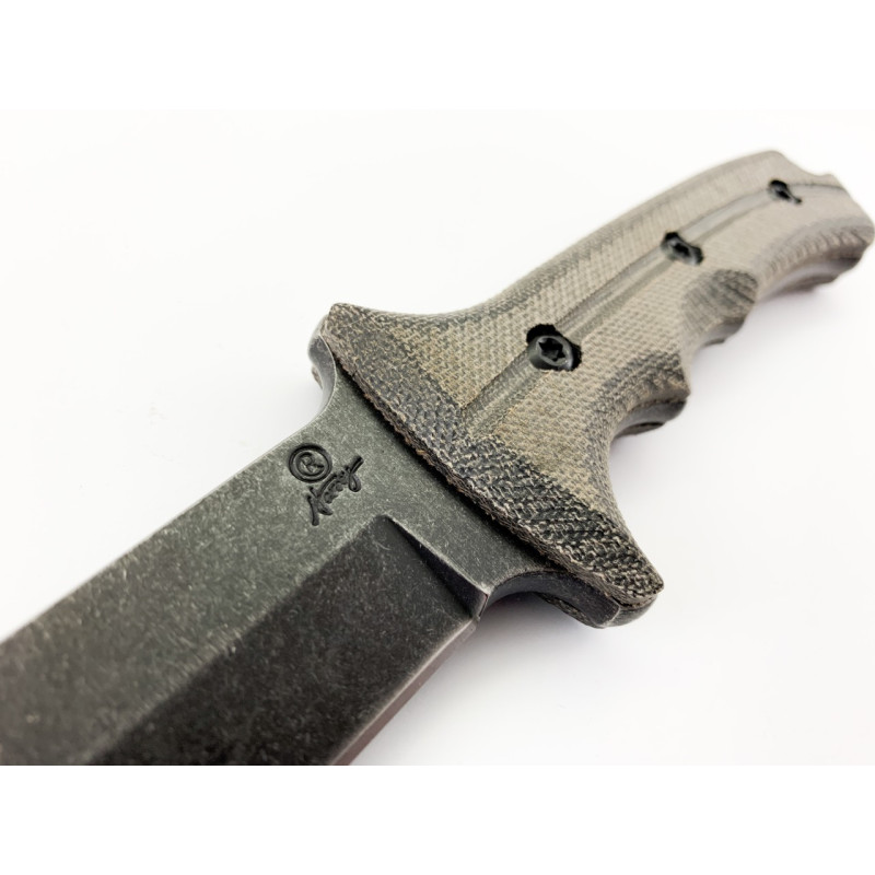 Ловен нож от масивна закалена стомана-AUS-10A G10 дръжка knife for army