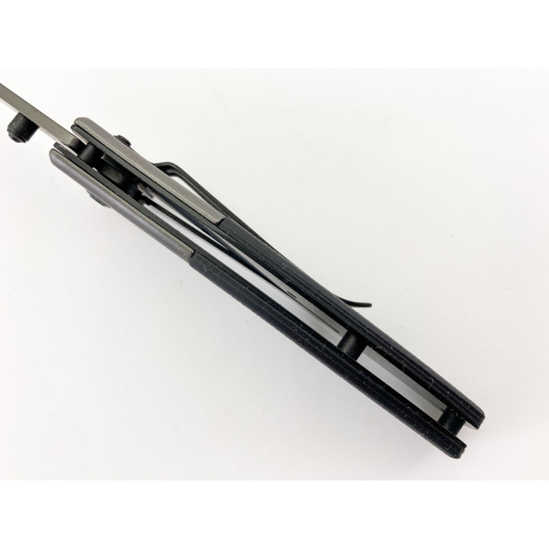 SOG Flash FA02 с черен полимер - сгъваем автоматичен джобен нож