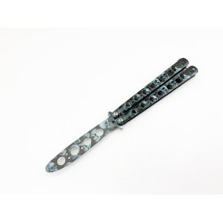Benchmade butterfly knife тренировъчен нож пеперуда сивочерен - Zombie Killer Benchmade butterfly knife тренировъчен нож пеперуда сивочерен - Zombie Killer