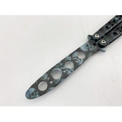 Benchmade butterfly knife тренировъчен нож пеперуда сивочерен - Zombie Killer Benchmade butterfly knife тренировъчен нож пеперуда сивочерен - Zombie Killer