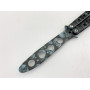 Benchmade butterfly knife тренировъчен нож пеперуда сивочерен - Zombie Killer