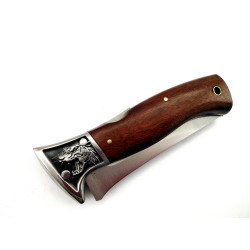 гъваем джобен нож Columbia MC101 с инкрустиран тигър в гарда