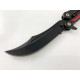 Нож пеперуда остър като бръснач - CS GO, butterfly knife black Нож пеперуда остър като бръснач - CS GO, butterfly knife black