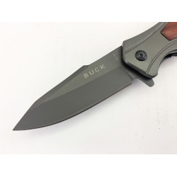 Сгъваем автоматичен нож Buck DA154 с иноксово покритие на острието