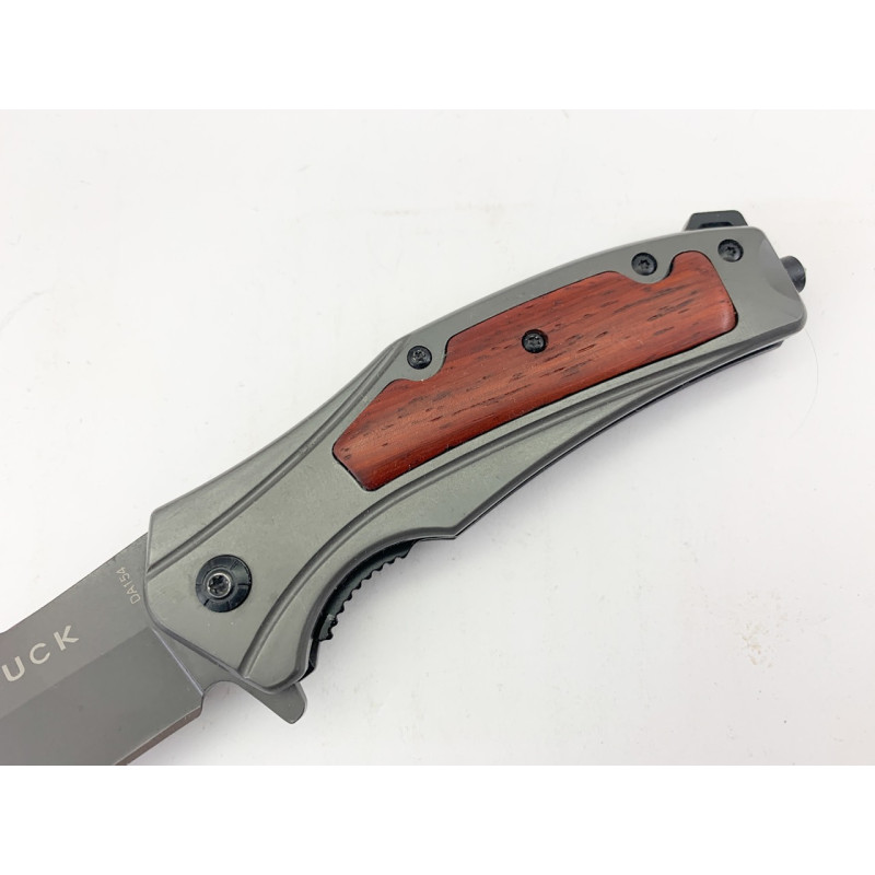 Сгъваем автоматичен нож Buck DA154 с иноксово покритие на острието