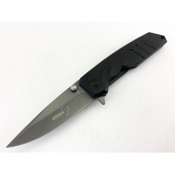 Сгъваем автоматичен нож Boker F-42 с иноксово покритие на острието