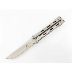 Нож пеперуда остър като бръснач - с клипс и калъф