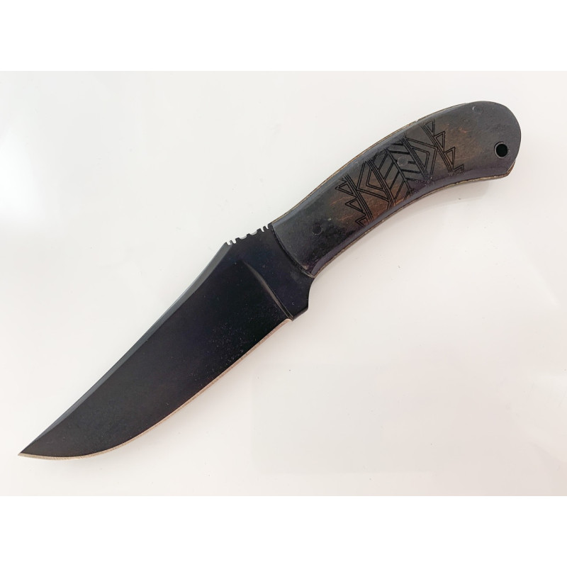 Ловен нож Winkler WKII карбонова стомана 80CRV2 и кленови чирени