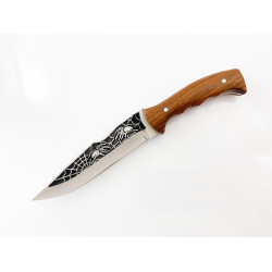 Руски ловен нож фултанг конструкция с калъф за носене на колана - Охотник