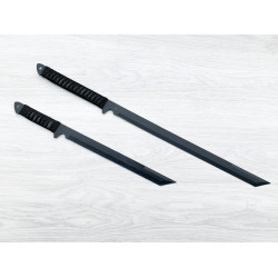 Комлект от два броя мачете с танто острие с черно антирефлекторно покритие