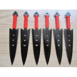 Комплект много добре балансирани ками за хвърляне с тефлоново покритие