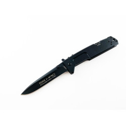 Extrema Ratio Nemesis Folder Black N690 Plain Blade