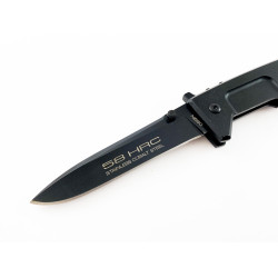 Extrema Ratio Nemesis Folder Black N690 Plain Blade