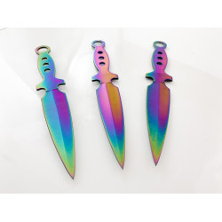 Кунай ками класически модел добре балансирани Rainbow