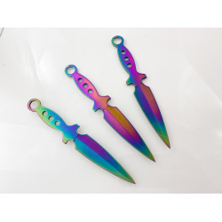 Кунай ками класически модел добре балансирани Rainbow