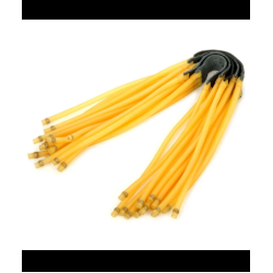 Троен ластик с кожен държач за сачмите Троен ластик с кожен държач за сачмите