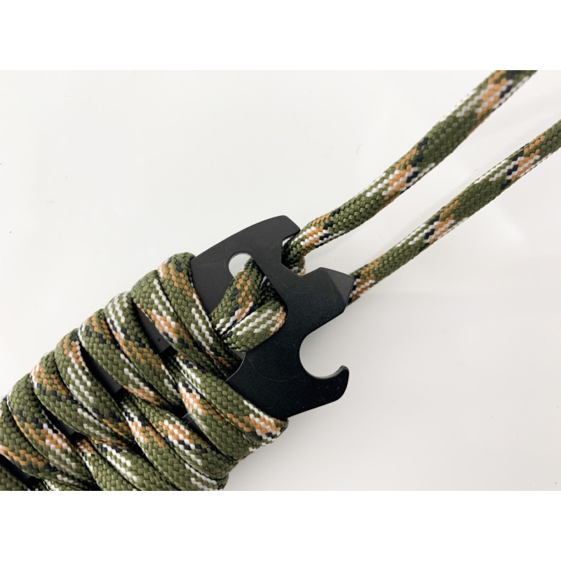 Мултифункционален ловен нож с дръжка от паракорд и резец за въжета