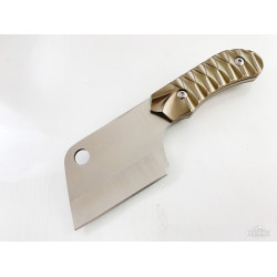 Тактическа малка руска брадвичка тип сатър с алуминиева дръжка Кемпинг Охота стал 65х13